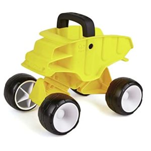 Hape Dump Truck, Beach Truck for Kids, Push & Pull Sand Toy Toddlers 12 Months and Up, Yellow Hape Dump Truck, Beach Truck for Kids, Push & Pull Sand Toy Toddlers 12 Months and Up, Yellow