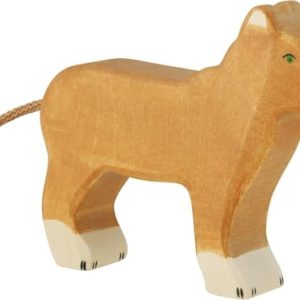 Holztiger Lwica Wielokolorowa – Figurka drewniana – od 24 miesięcy