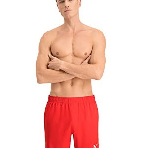 Puma Męskie Spodenki Kąpielowe – Czerwone – M Puma Męskie Spodenki Kąpielowe – Czerwone – M