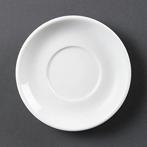 12 x Olympia białe naczynia do układania spodków espresso porcelanowa płyta kuchenna - obrazek 1