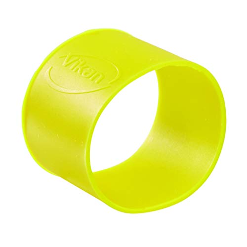 Vikan 4,5 cm kolorowa gumowa opaska x5 żółta - obrazek 1