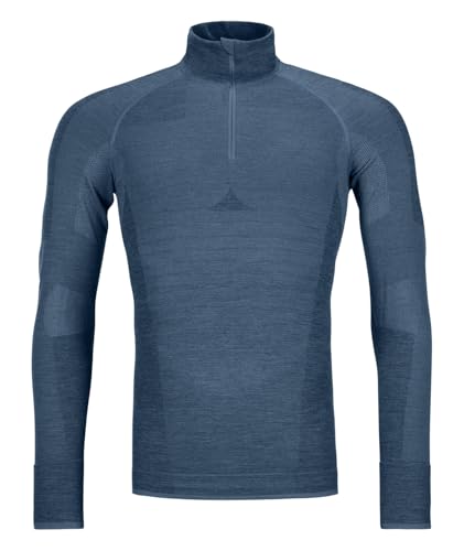 ORTOVOX 230 Competition Zip Neck M, 85782, Petrol Blue, L - obrazek 1