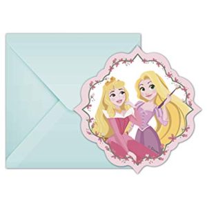 Procos Księżniczki marzycielskie 6 zaproszeń z kopertą Procos Księżniczki marzycielskie 6 zaproszeń z kopertą