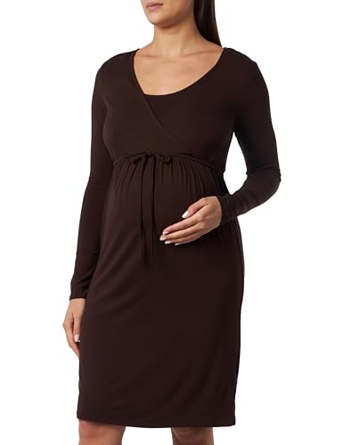 Noppies Sukienka damska Gaja Nurs Bi Stretch Ls, Coffee Bean P664, 34 - obrazek 1