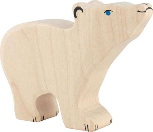 Holztiger 2041097 Figurka zwierzęca Miś Polarny Mała Głowa - obrazek 1