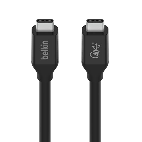 Belkin Connect USB-C do USB-C USB4/Thunderbolt 3 40 Gb/s 100 W Czarny - obrazek 1