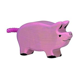 Holztiger Prosiaczek – Ręcznie malowana Figurka drewniana – Dla dzieci od 3 roku życia Holztiger Prosiaczek – Ręcznie malowana Figurka drewniana – Dla dzieci od 3 roku życia