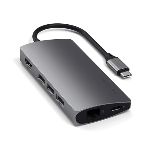 Satechi Hub USB-C 8 w 1 – HDMI 4K@60Hz – PD 60W – SD/MicroSD