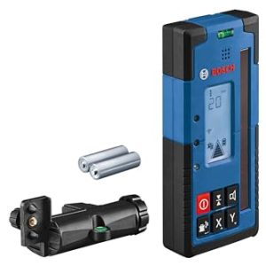 Bosch Professional Odbiornik laserowy LR 60 (uchwyt odbiornika RB 60, 2 baterie AA, zakres pracy: promień do 300 m, idealny lasera obrotowego GRL 600 CHV) Bosch Professional Odbiornik laserowy LR 60 (uchwyt odbiornika RB 60, 2 baterie AA, zakres pracy: promień do 300 m, idealny lasera obrotowego GRL 600 CHV)