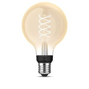 Philips Hue White Żarówka Filament G93 E27, retro żarówka Edisona, ciepłe białe światło, możliwość przyciemniania, inteligentne oświetlenie