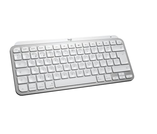 Logitech Master MX Keys Mini for Mac, Bezprzewodowy, Bluetooth, Przecznik noycowy, QWERTY, LED, Szary Logitech Master MX Keys Mini for Mac, Bezprzewodowy, Bluetooth, Przecznik noycowy, QWERTY, LED, Szary