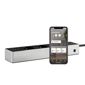 Eve Energy Strip inteligentna potrójna listwa zasilająca (niemiecka jakość marki) z pomiarem zużycia, ochroną przed przepięciem, certyfikatem TÜV, WiFi (pasmo 2,4 GHz), Apple HomeKit Eve Energy Strip inteligentna potrójna listwa zasilająca (niemiecka jakość marki) z pomiarem zużycia, ochroną przed przepięciem, certyfikatem TÜV, WiFi (pasmo 2,4 GHz), Apple HomeKit