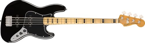 Squier by Fender Classic Vibe gitara basowa z lat 70. klon czarny Squier by Fender Classic Vibe gitara basowa z lat 70. klon czarny