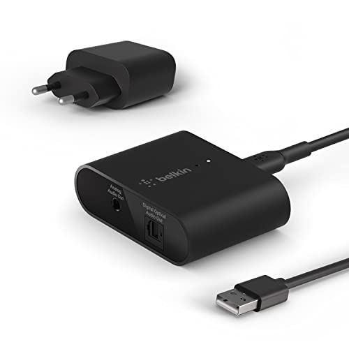 Belkin SoundForm Connect AirPlay 2 (Audio Adapter für drahtloses Streaming mit optischen und 3,5 mm Lautsprecher Eingängen iPhone, iPad, Mac mini, MacBook Pro andere fähige Geräte) Belkin SoundForm Connect AirPlay 2 (Audio Adapter für drahtloses Streaming mit optischen und 3,5 mm Lautsprecher Eingängen iPhone, iPad, Mac mini, MacBook Pro andere fähige Geräte)
