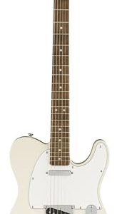 Squier by Fender Affinity Series Telecaster elektryczna gitara, podstrunnica Indian Laurel, biała (Olympic White)