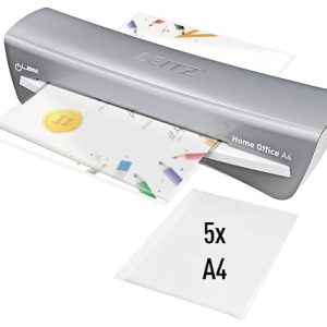 Leitz, Laminator iLAM Home Office A4, Odpwiedni do Domowego Biura, Kolor Szary, 73680089 Leitz, Laminator iLAM Home Office A4, Odpwiedni do Domowego Biura, Kolor Szary, 73680089