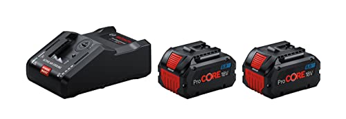 Bosch Professional 18V System zestaw startowy akumulatorów (2x akumulatory ProCORE18V 8.0Ah + szybka ładowarka GAL 160 C moduł Connectivity GCY 42, opakowanie kartonowe) Bosch Professional 18V System zestaw startowy akumulatorów (2x akumulatory ProCORE18V 8.0Ah + szybka ładowarka GAL 160 C moduł Connectivity GCY 42, opakowanie kartonowe)