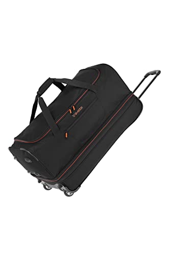 Travelite Basics Torba Podróżna na Kółkach, 98 L, Czarny/Niebieski Travelite Basics Torba Podróżna na Kółkach, 98 L, Czarny/Niebieski