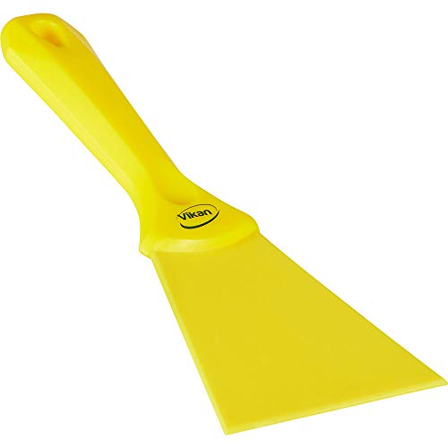 Vikan Nylonowy skrobak ręczny, żółty, 100 mm x 205 / 10 - obrazek 1