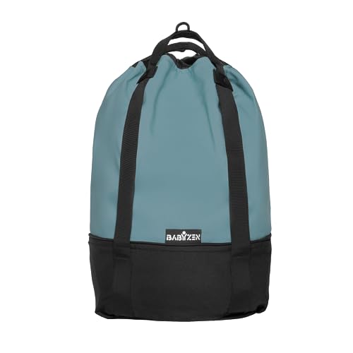 Torba BABYZEN YOYO, Aqua zapewnia dodatkowe, solidne miejsce do przechowywania rzeczy na wózku YOYO2 zawiera koło i haczyki Torba BABYZEN YOYO, Aqua zapewnia dodatkowe, solidne miejsce do przechowywania rzeczy na wózku YOYO2 zawiera koło i haczyki