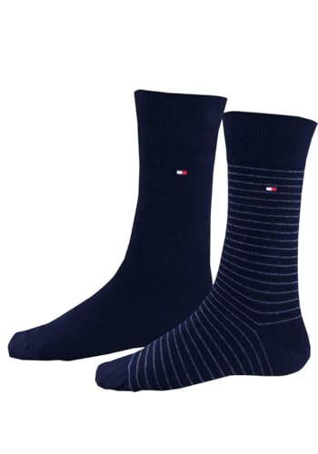 Tommy Hilfiger Skarpety Męskie – 2-pak – Granatowe Tommy Hilfiger Skarpety Męskie – 2-pak – Granatowe