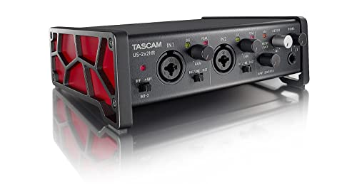 Tascam US 2×2 HR Interfejs USB Audio, 2 wejścia, wyjścia (oprogramowanie Cubase LE + Sample Tank)