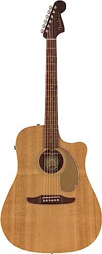 Fender Redondo Player gitara akustyczna, podstrunnica orzechowa, złota maskownica, naturalna