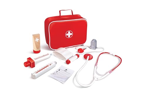 Hape E3010 Doctor On Call Role Play First Aid Kit - obrazek 1