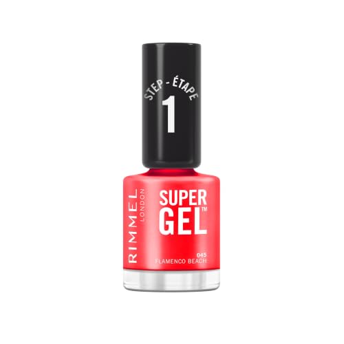 Rimmel London Super żelowy lakier do paznokci Beach Ready Collection 045 Flamenco