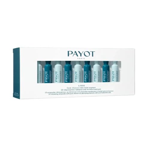 Payot Lisse Cure 10 Jours Rides Éclat Express, dniowa kuracja przeciwzmarszczkowa z kwasem hialuronowym i retinolem, 20x1 ml - obrazek 1