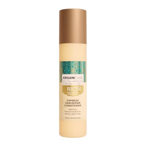 Arganicare Ekspresowy dwufazowy spray do rozczesywania bez spłukiwania olejem rycynowym 250 ml Arganicare Ekspresowy dwufazowy spray do rozczesywania bez spłukiwania olejem rycynowym 250 ml