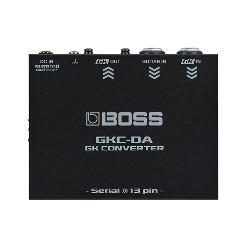 BOSS GKC DA Napęd 13 pinowych urządzeń GK i Roland z następnej generacji 5/GK 5B Szeregowe wejście do pinowego wyjścia Kompaktowa wytrzymała metalowa konstrukcja BOSS GKC DA Napęd 13 pinowych urządzeń GK i Roland z następnej generacji 5/GK 5B Szeregowe wejście do pinowego wyjścia Kompaktowa wytrzymała metalowa konstrukcja