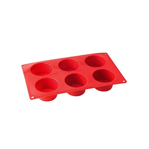 CZERWONA FORMA DO MUFFINEK Z SILIKONU DR. OETKER - obrazek 1