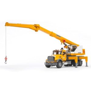 Bruder, MACK Granite z dźwigiem Liebherr, 02818 Bruder, MACK Granite z dźwigiem Liebherr, 02818