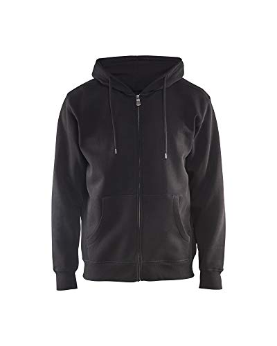 Blaklader 33661048 sweter z kapturem zamkiem błyskawicznym, czarny, grootte L - obrazek 1