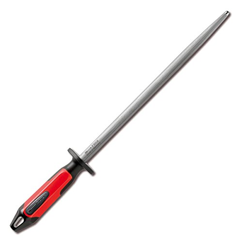 Gruba stal ostrzałka standardowa w kolorze czerwonym/czarnym (kształt pociągnięcia/długość: okrągły/30 cm) - obrazek 1
