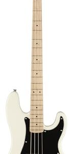 Squier by Fender Affinity Series elektryczna precyzyjna gitara basowa, podstrunnica klonowa, biała olimpijska