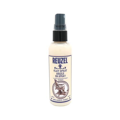 Reuzel Clay Hairspray For Men Fragrance Free Helps Control Frizz Adds Texture And Definition Achieve Dry, Gritty, Lived In Look Flexible Hold Suitable All Hair Types 3.38 Oz Reuzel Clay Hairspray For Men Fragrance Free Helps Control Frizz Adds Texture And Definition Achieve Dry, Gritty, Lived In Look Flexible Hold Suitable All Hair Types 3.38 Oz