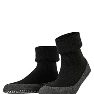 FALKE Mężczyźni Kapcie Cosyshoe M Hp Wełna z wypustkami na podeszwie 1 Para, Czarny Black 3000, 39/40 EU FALKE Mężczyźni Kapcie Cosyshoe M Hp Wełna z wypustkami na podeszwie 1 Para, Czarny Black 3000, 39/40 EU