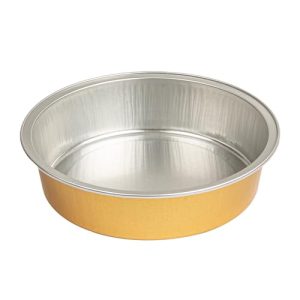 Pojemnik cukierniczy 215 ml Ø Sup. 11,8 cm złoty/srebrny aluminium 100 un. Pojemnik cukierniczy 215 ml Ø Sup. 11,8 cm złoty/srebrny aluminium 100 un.