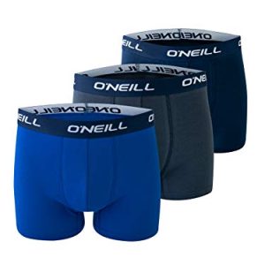 O’Neill Męskie bokserki basic, sportowy towarzysz na co dzień, zestaw 3 sztuk, kolor niebieski, rozmiar S O’Neill Męskie bokserki basic, sportowy towarzysz na co dzień, zestaw 3 sztuk, kolor niebieski, rozmiar S