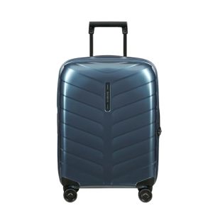 Samsonite Attrix Walizka na 4 kołach poszerzany 55cm Steel Blue Samsonite Attrix Walizka na 4 kołach poszerzany 55cm Steel Blue