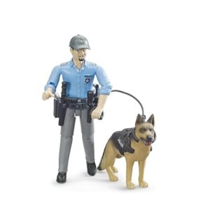 Bruder 62150 Bworld Policjant z wyposażeniem i psem – 1:16 Bruder 62150 Bworld Policjant z wyposażeniem i psem – 1:16