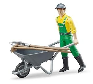 bruder 62610 Zestaw figurek rolnika z akcesoriami, rolnik, figurka zabawki, człowiek, farma, farma koni bruder 62610 Zestaw figurek rolnika z akcesoriami, rolnik, figurka zabawki, człowiek, farma, farma koni