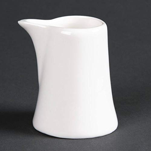 12 x Lumina Fine China pojemnik na mleko 50 ml dzbanek kubek do śmietanki restauracja - obrazek 1