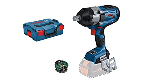 Bosch Professional Akumulatorowa wkrętarka udarowa i klucz udarowy BITURBO GDS 18V 1050 HC (mom. dokręcania 1 050 Nm, mom. zrywający 700 moduł Connectivity, bez akum. ład., walizka L BOXX 136) - obrazek 1