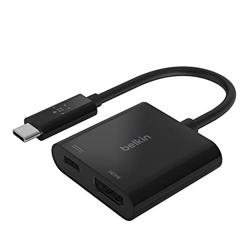Belkin Adapter USB-C do HDMI 4K 60 Hz z ładowaniem 60 W - Czarny - obrazek 1