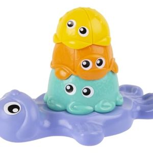 Playgro 123 Stack Me Seal, kubki do kąpieli układania w stosy zabawka sensoryczna ze zwierzętami morskimi i pływającą foką motoryka zabawa z wodą Playgro 123 Stack Me Seal, kubki do kąpieli układania w stosy zabawka sensoryczna ze zwierzętami morskimi i pływającą foką motoryka zabawa z wodą