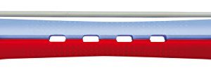 COMAIR Wałki do trwałej z dziurkami niebiesko czerwone 11mm 12szt COMAIR Wałki do trwałej z dziurkami niebiesko czerwone 11mm 12szt