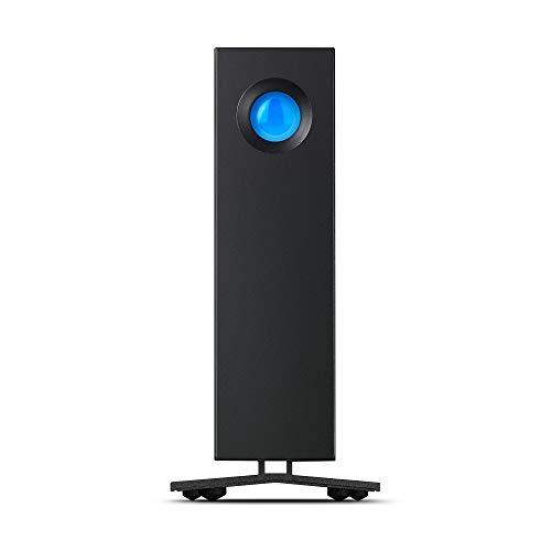 LaCie d2 Professional, 4TB, External Hard Drive Desktop, Thunderbolt 3 USB C, 7200 RPM Enterprise Class Drives, for Mac and PC 1 Month Adobe CC, 5 years Rescue Services (STHA4000800) - obrazek 1